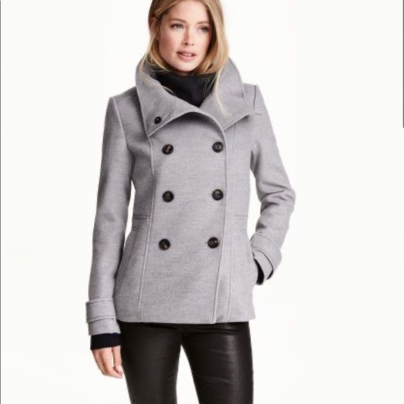 H&M Double Beasted Peacoat - Picture 1 of 9